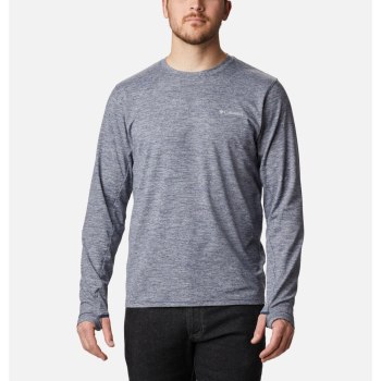 Columbia Sweater Heren, Tech Trail Long Sleeve Crew II Donkerblauw, 72FWRXJQA